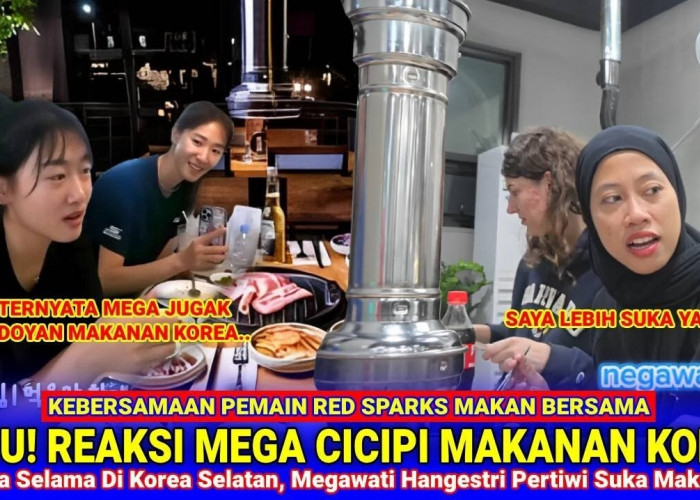 Momen Kebersamaan Tim Red Sparks, Ini Makanan Kesukaan Megawati Hangestri Selama Berkarier di Korea