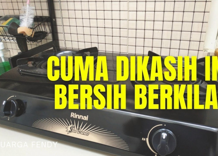 Cuma Pakai 1 Bahan Dapur, Begini Cara Bersihkan Noda Bekas Makanan di Kompor dan Meja Agar Kinclong!