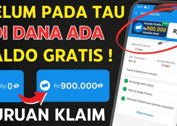 3 Cara Dapat Saldo Dana Gratis 2025, Cepat dan Mudah Tanpa Syarat