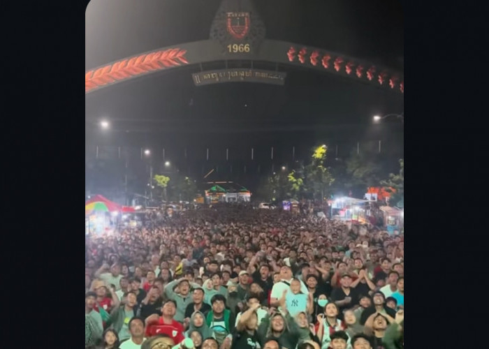Nobar Final Timnas Indonesia vs Thailand di Batang, Warga Diminta Tak Buang Sampah Sembarangan