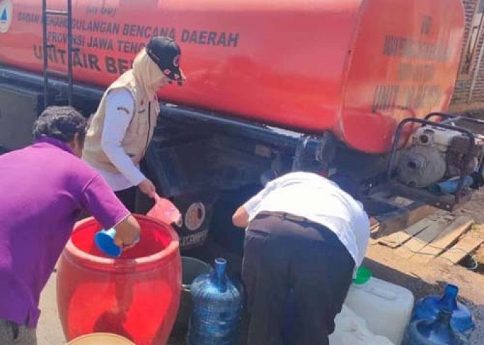 Dukuh Kebon Batur Bandar Alami Kekeringan, BPBD Gandeng Perumda Droping Air 