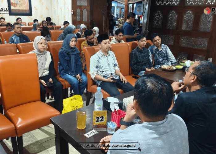 Bawaslu Kabupaten Pekalongan Ajak Kader HMI Perkuat Kesadaran Demokrasi Lewat Diskusi Ramadan