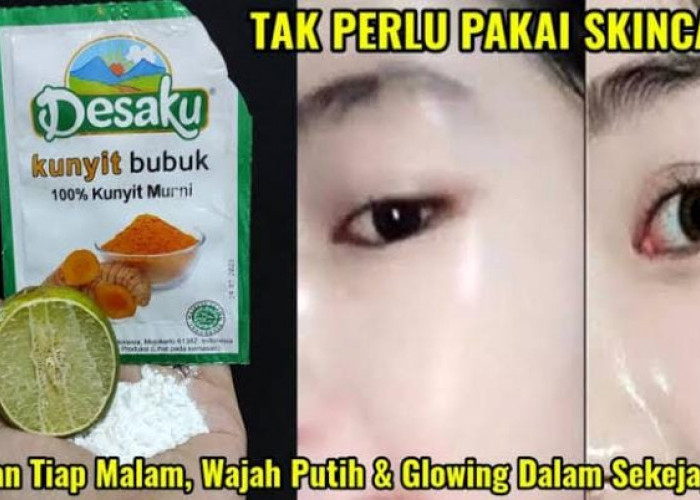 Begini Cara Membuat Masker Kunyit untuk Menghilangkan Flek Hitam, Tips Glowing Pakai 2 Bahan Alami