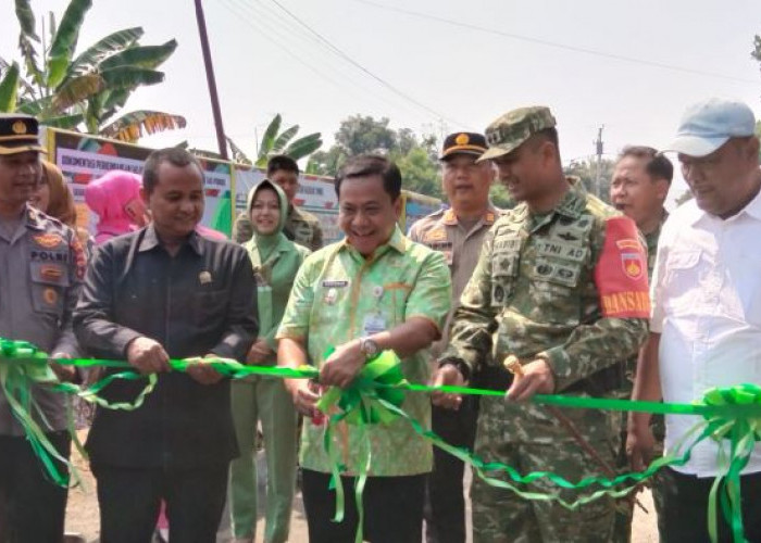 Jalan TMMD Wonorejo-Sampih Berpotensi Jadi Jalur Alternatif ke Pabrik Sepatu