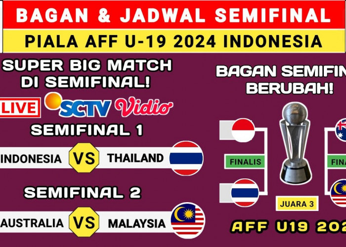 Inilah Jadwal Pertandingan Semifinal AFF U-19 Boys Championship 2024, Banyak Pertandingan Seru!