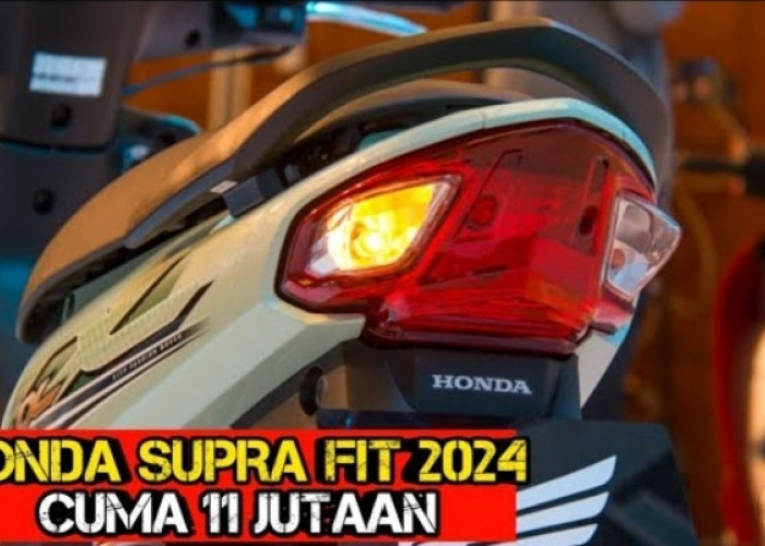Motor Bebek Terbaru Honda Supra Fit 2024, Berdesain Klasik dengan Harga Terjangkau