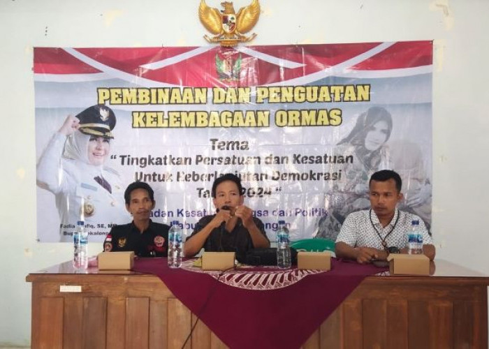 Badan Kesatuan Bangsa dan Politik Kabupaten Pekalongan Perkuat Kelembagaan Ormas