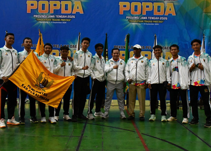 Plt Bupati Sukirman Kawal Kontingen POPDA Jateng 2026, Dorong Atlet Pelajar Kab. Pekalongan Tampil Maksimal