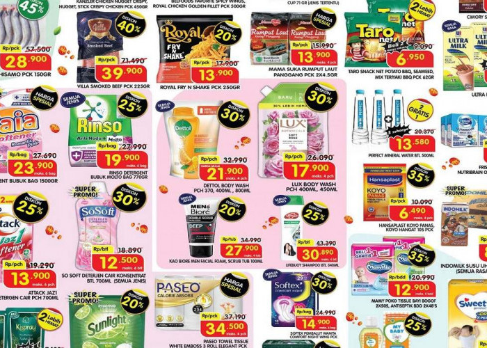 PROMO SPEKTAKULER Superindo Periode 5-8 Mei 2025! Diskon Gila hingga 50%, Belanja Hemat Gak Pake Ribet!