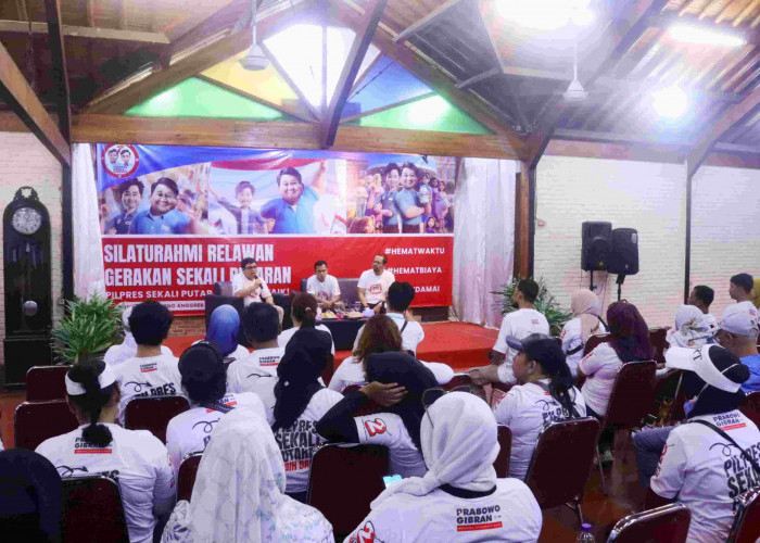 Relawan GSP Se-jabodetabek Gelar Senam Gemoy dan Konsolidasi Pemenangan Prabowo-Gibran Sekali Putaran 