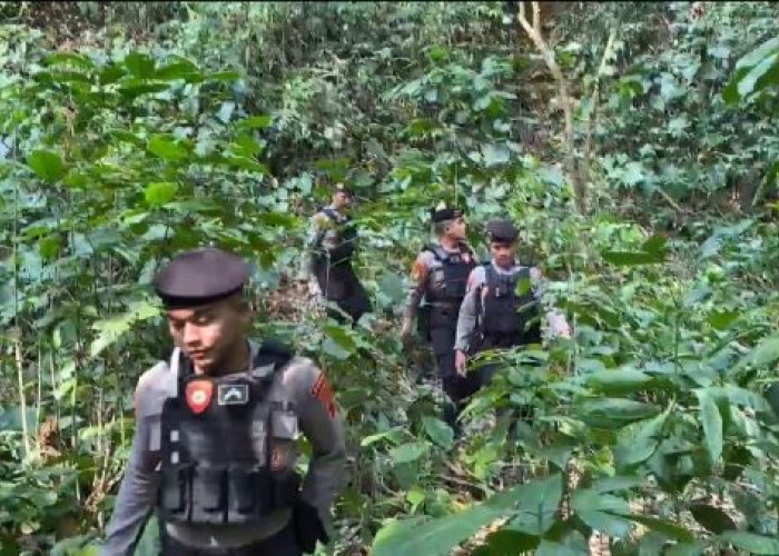 Samapta Polres Pekalongan Patroli Hutan, Antisipasi Karhutla
