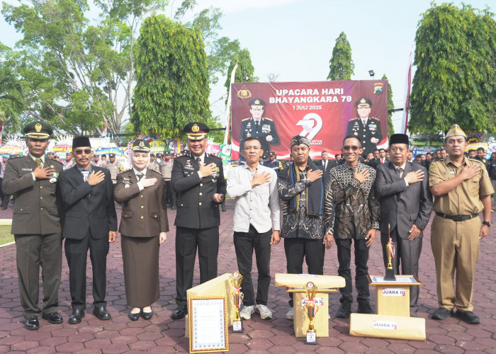 Peringatan Hari Bhayangkara Ke 79, Sekda Yulian Apresiasi Sinergi Polres Pekalongan yang Berdampak Positif