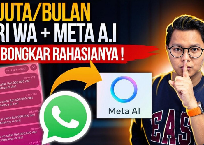 Bongkar Rahasia 20 JUta dari Meta AI dan Whatsapp dari HP dan di Rumah! Real atau Hoax?