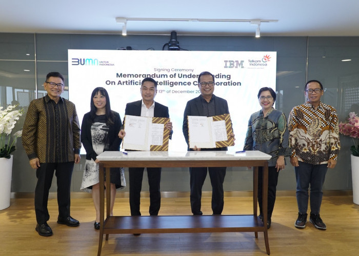 Perkuat Artificial Intelligence (AI) di Indonesia, Telkom bersama IBM Kokohkan Kemitraan Strategis