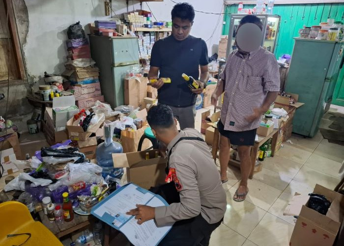 Jelang Nataru 2025/2026, Polsek Sragi Razia Minuman Keras