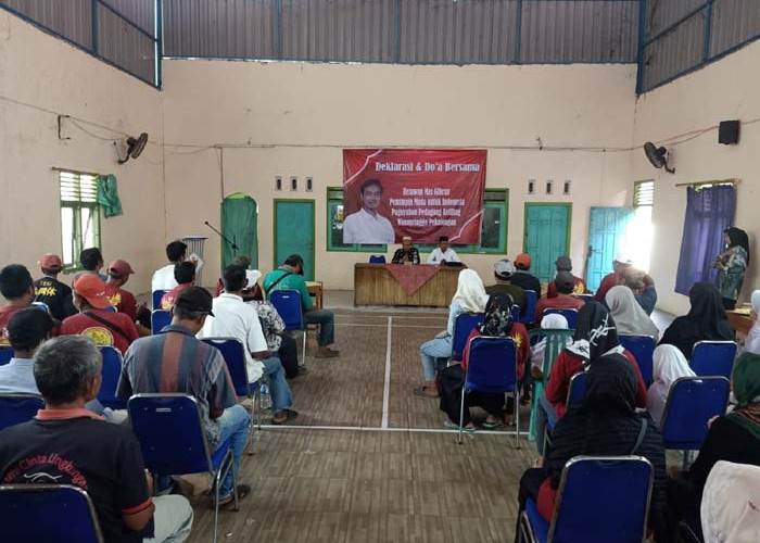 Ratusan Pedagang Keliling Dukung Gibran Jadi Cawapres