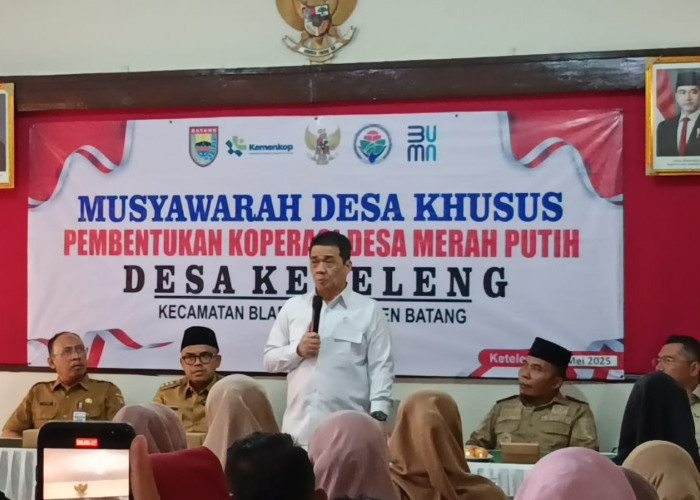 Wamendes PDT Dorong 248 Desa Kelurahan di Batang Bentuk Koperasi Merah Putih