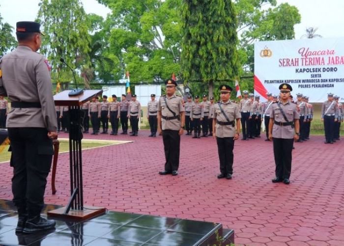 Tiga Kapolsek di Polres Pekalongan Diganti, Ini Pesan Kapolres Pekalongan