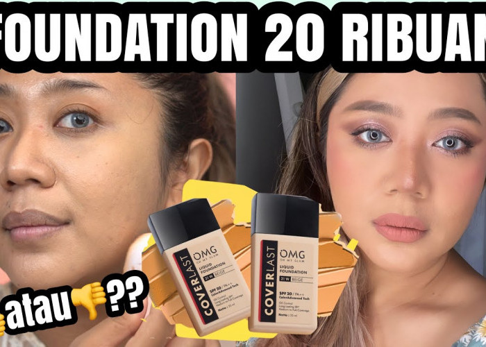 Tasya Farasya Approve! Review OMG Coverlast Liquid Foundation 20 Ribuan, Beneran Bagus?