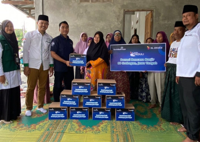 Peduli Korban Banjir di Jawa Tengah, XL Axiata Salurkan Donasi ke Grobogan, Demak, dan Kudus