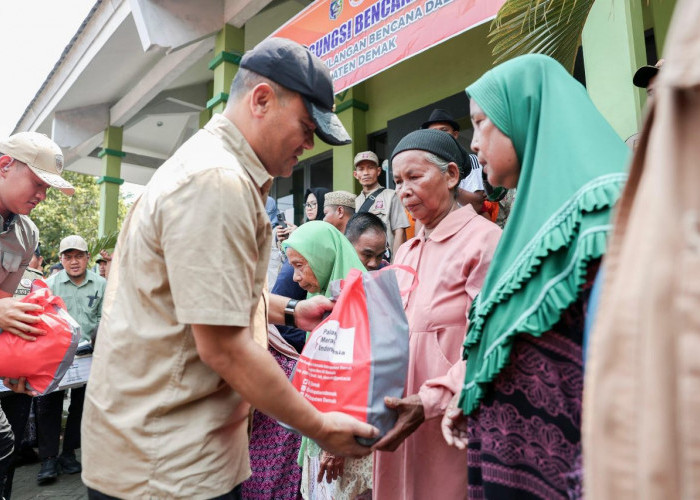 Tangani Banjir Demak, Ahmad Luthfi Koordinasikan Penanganan Dari Hulu hingga Hilir