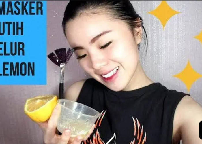 DIY Masker Lemon Pengecil Pori-Pori yang Bikin Wajah Mulus dan Glowing, Begini 3 Cara Raciknya