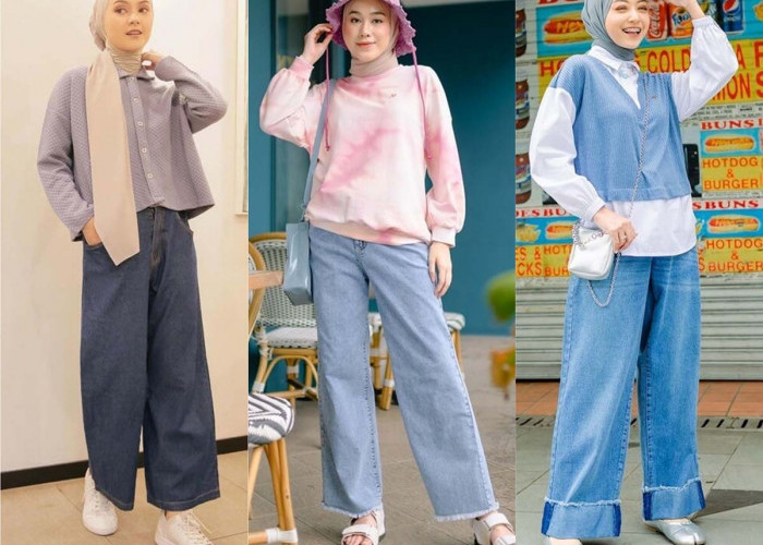Inspirasi OOTD Lebaran Remaja Celana Denim, Tren Fashion Ramadhan Pilihan untuk Tampil Casual