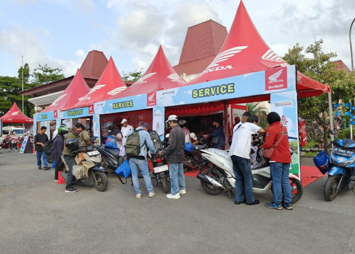 Mudik Nyaman Bersama Honda, 920 Konsumen Setia Pulang Kampung ke Semarang