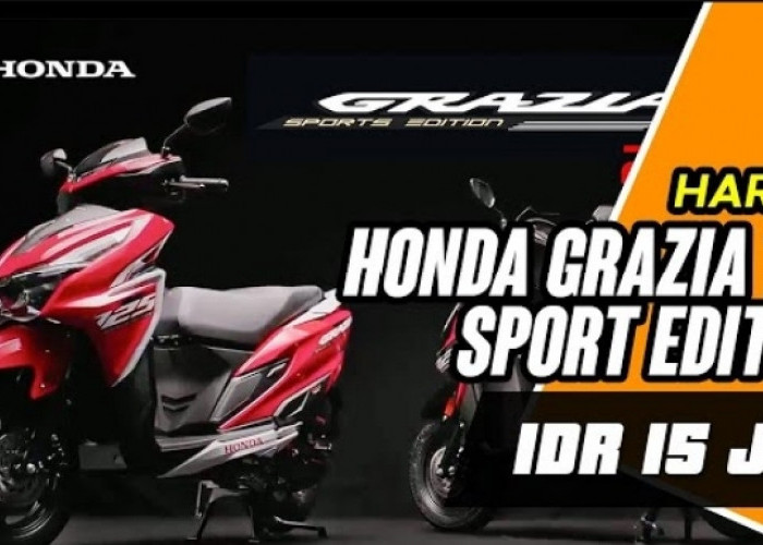 Motor Matic Baru Honda Grazia 125 Hadir dengan Desain Gambot yang Agresif