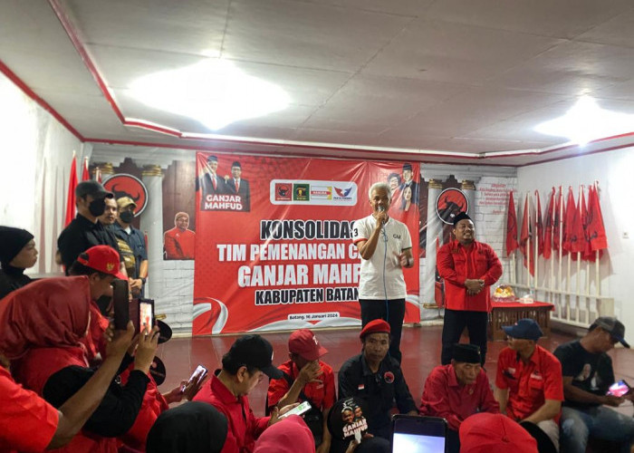 Ditargetkan Menang 80 Persen di Batang, Ganjar Gelar Konsolidasi dengan Partai Koalisi