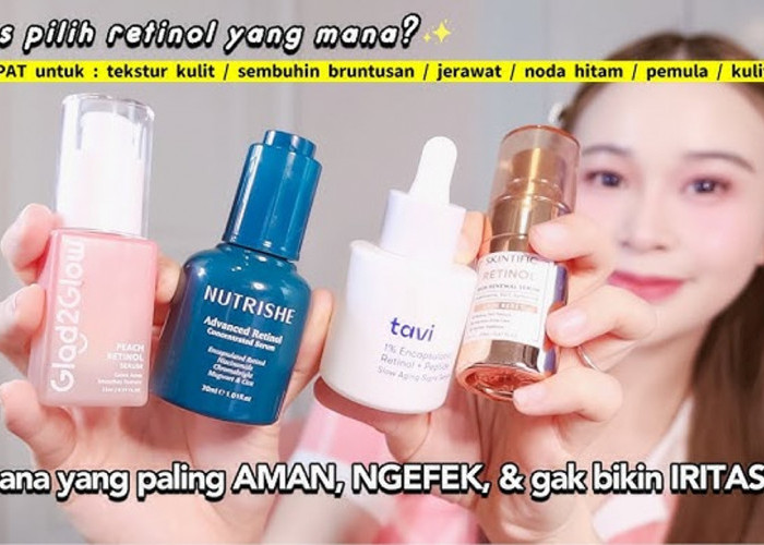 4 Serum Retinol untuk Flek Hitam Terbaik, Samarkan Noda Bikin Glowing Awet Muda 