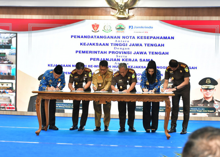 Bupati Pekalongan Fadia Arafiq Hadiri Penandatanganan MoU Penerapan Pidana Kerja Sosial di Jawa Tengah