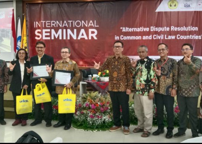 Ratusan Mahasiswa dan Praktisi Hukum, Ikuti Seminar Internasional Alternative Dispute Resolution 