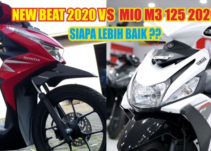 Komparasi Motor Skutik: 5 Perbedaan Honda Beat vs Yamaha Mio M3, Mana yang Lebih Keren?