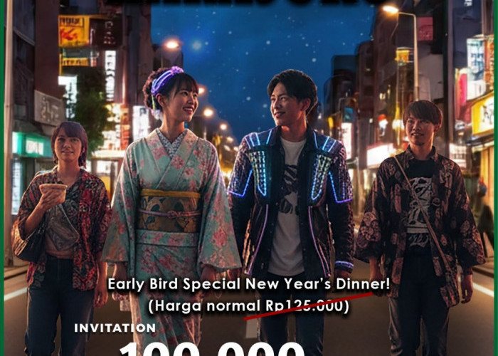 Japanese Vibes dan Kuliner Harajuku Hadir di Malam Tahun Baru Parkside Mandarin Pekalongan