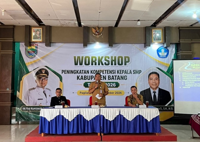 Disdikbud Batang Matangkan 75 SMP untuk Digitalisasi Pembelajaran 2027
