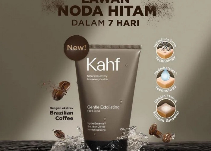 Review Sabun Cuci Muka Kahf Pria Packaging Coklat, Solusi Praktis Wajah Cerah Berkilau Anti Kering dan Kusam