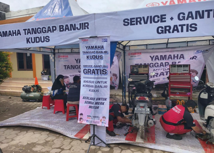 Muhammad, Kepala Desa Kesambi Kecamatan Mejobo Kudus: “Service Gratis Yamaha, Sangat Meringankan Beban Kami”