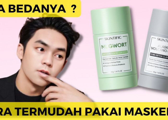 Review Clay Mask Mugwort vs Volcano  Skintific, Apa Beda dan Manfaatnya?