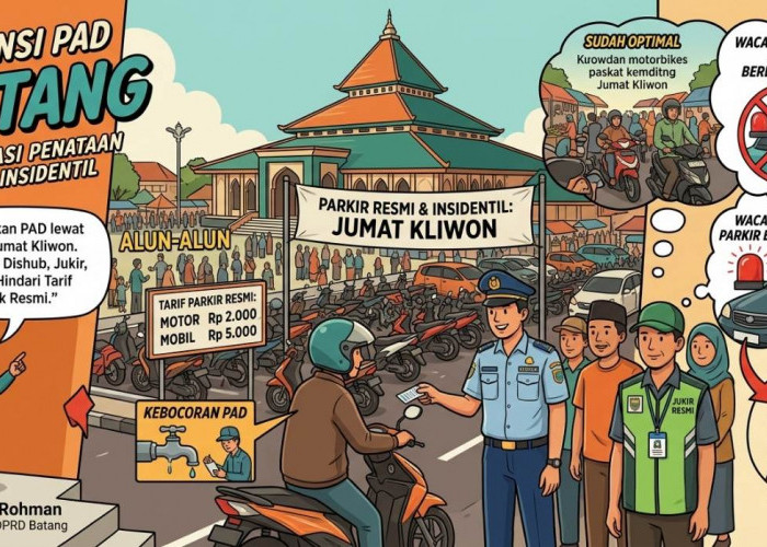 DPRD Dorong Optimalisasi Retribusi Parkir Insidentil di Alun-Alun Batang