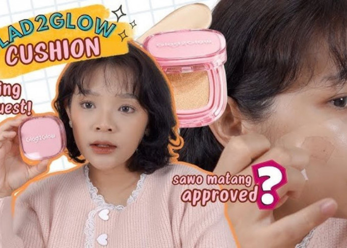 Wanita Ini Review Jujur Cushion Glad2Glow di Kulit Kering, Setelah 4 Jam Pemakaian Begini Hasilnya 