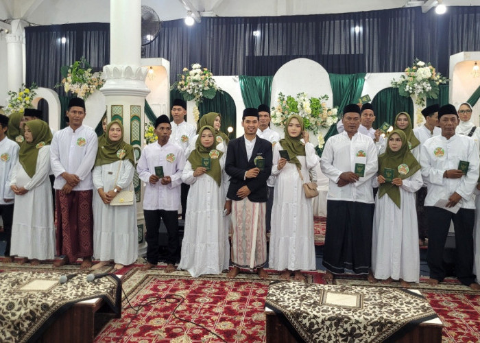 Rangkaian Maulid, 21 Pasangan Ikuti Nikah Maulid di Kanzus Sholawat Pekalongan, Gratis dan Dapat Mahar