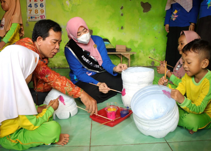  Bunda PAUD Inggit Soraya Gaungkan Gerakan Sumpah Juang di KB Sukses Degayu, Sulap Sampah Jadi Uang!
