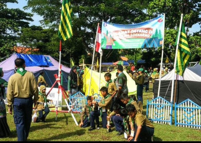 Peringati Milad Muhammadiyah ke-112, Kwarda Hizbul Wathan Kota Pekalongan Gelar Kemah Hizbul Wathan