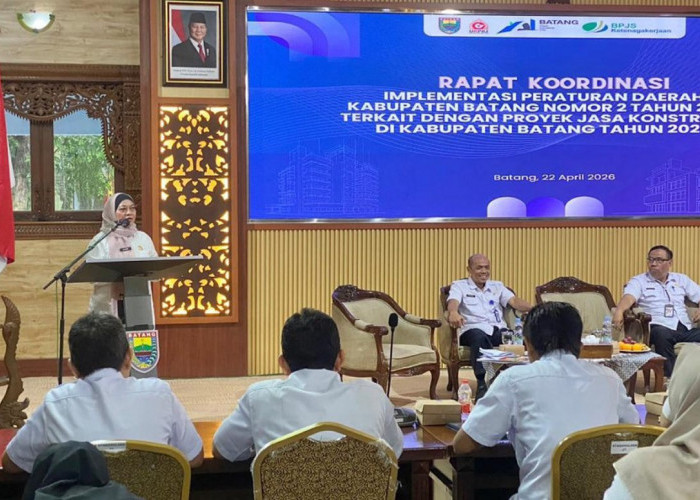 Pemkab Batang Wajibkan Perlindungan Tenaga Kerja Konstruksi Lewat Jaminan Sosial