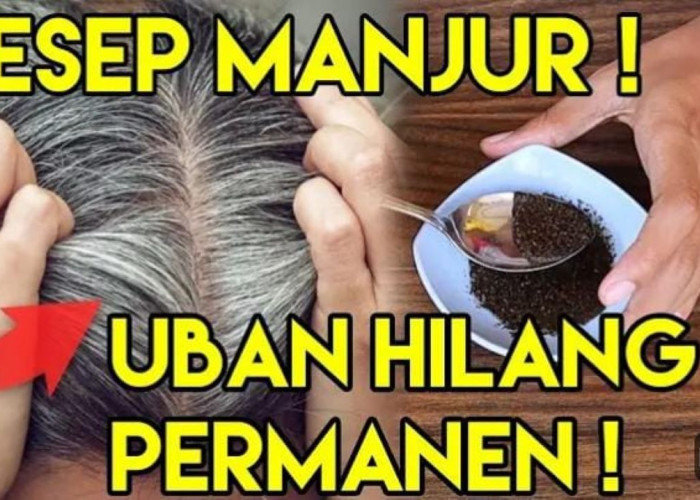 3 Bahan Dapur Penghitam Uban dalam 1 Malam, Begini Cara Meraciknya Agar Rambut Hitam Permanen 