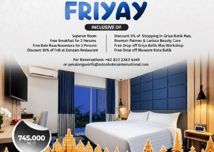 Sambut Jumat Penuh Warna, Aston Pekalongan Syariah Hadirkan Paket Nusantara Friyay