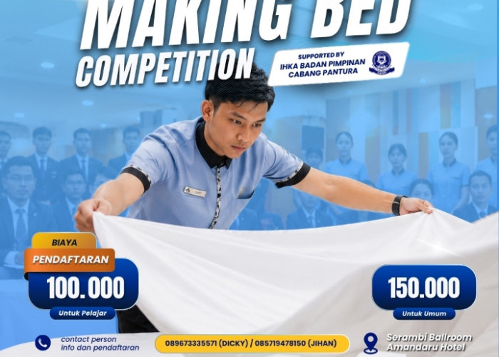 Amandaru Hotel Pekalongan Gelar Making Bed Competition, Dorong Profesionalisme Perhotelan