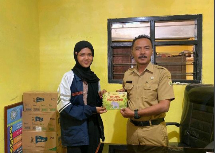 Tingkatkan Literasi & Pengabadian Budaya, Mahasiswa KKN TIM II Undip Buat Buku Cerita Asal Usul Desa Kalijambe