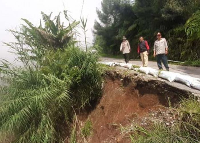 Jalur Tol Kayangan Bawang - Dieng Longsor di Dukuh Bintoromulyo